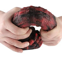 Wildolo Fantasy Crocodilly Zwarte Siliconen Zuignap Dildo 23 cm - Schubachtige Textuur en Nodules.