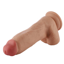 Dildo 3XLR voor de Auxfun Basic Sex Machine Beige 20,5 cm Extra Dik