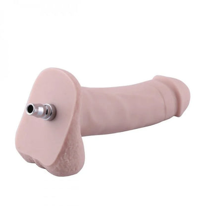 Taboe Speelgoed Silicone Dildo met QAC 18 cm lang diameter 5 cm Blank