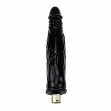 Zwarte Dildo 17 CM met 3XLR Connector voor Auxfun Basis Seksmachine