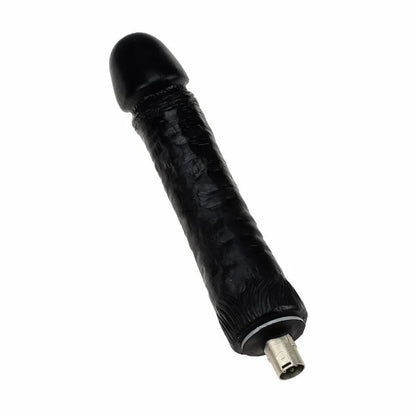Extra grote zwarte dildo voor de Auxfun Basic Sex Machine 3XLR 24 CM
