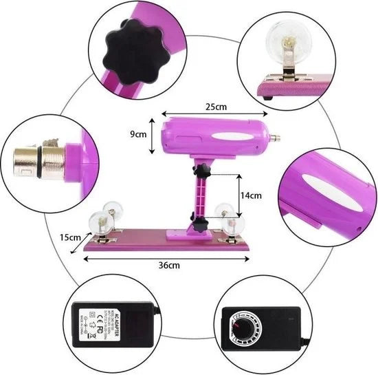 Seksmachine Auxfun Basic met Dildo