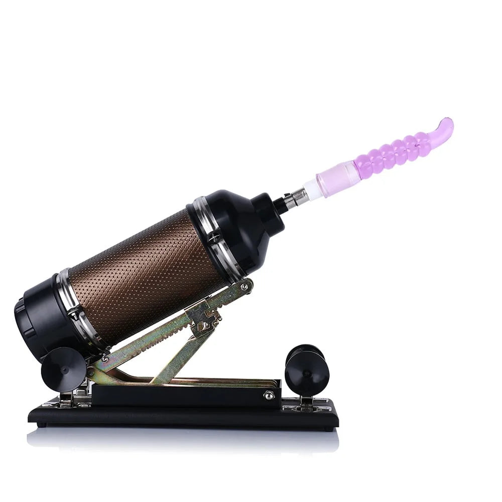 Geribbelde Anale Dildo met 3XLR Connector voor de Taboo Toys Basic Sex Machine