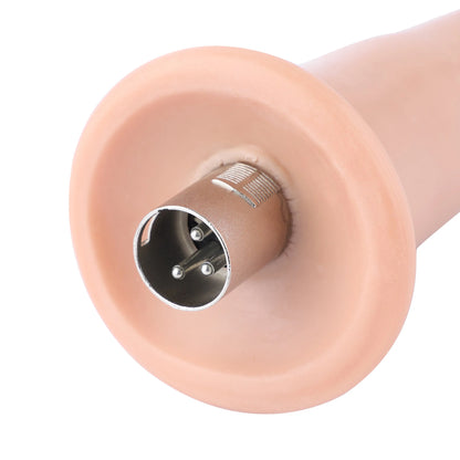 Smooth Anal Dildo 3XLR voor Auxfun Basic Sex Machine Nude