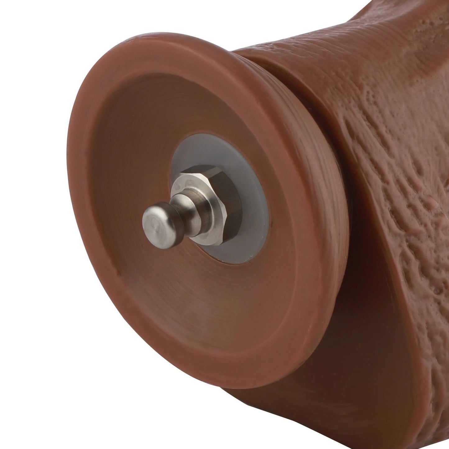 Dildo EZfunLok voor Auxfun Plus Seksmachine Bruin 21 cm