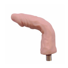 Dildo Buigbaar 3XLR voor Auxfun Basis Seksmachine Beige 18 cm