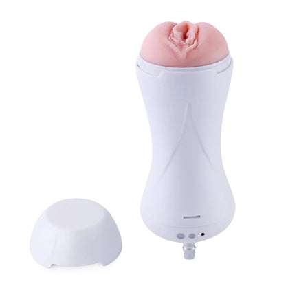 Pocket Pussy voor de QAC Sex Machines realistische Vagina met Vibratie! Zwart