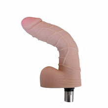 Dildo Buigbaar 3XLR voor Auxfun Basis Seksmachine Beige 18 cm