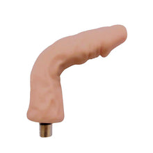Dildo Buigbaar 3XLR voor Auxfun Basis Seksmachine Beige 18 cm