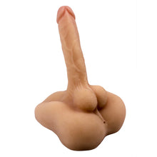 Taboe Speelgoed Realistische Mega Dildo met Anus en Zuignap - 18 cm voor Ultieme Hands-Free.