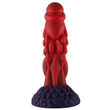 Wildolo Fantasy Zuignap Dildo Nesbu - 21 cm, Rood | Realistische Siliconen Vibe Speelgoed voor Intense.