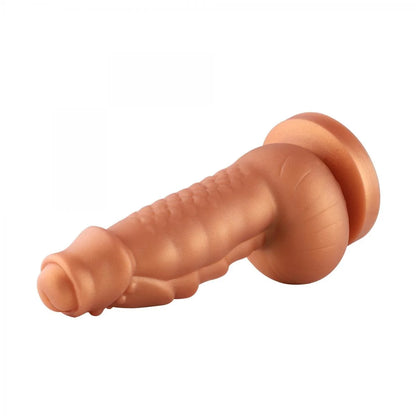 Hippo Fantasy XL Zuignap Dildo 20 cm - Unieke Vorm, Bulten & Rimpels voor Intense Stimulatie