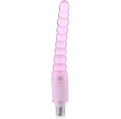 Geribbelde Anale Dildo 3XLR Connector voor Auxfun Basis Seksmachine
