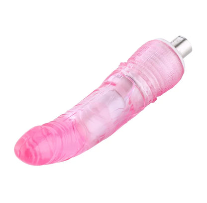 Anal roze Dildo met kromming 3XLR Connector voor Auxfun Basis Seksmachine