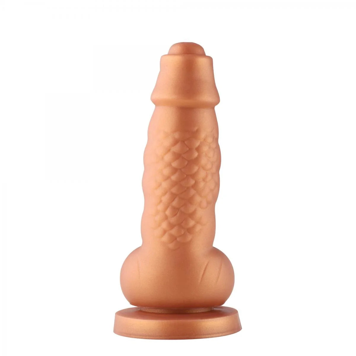 Hippo Fantasy XL Zuignap Dildo 20 cm - Unieke Vorm, Bulten & Rimpels voor Intense Stimulatie