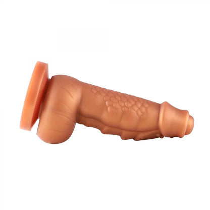 Hippo Fantasy XL Zuignap Dildo 20 cm - Unieke Vorm, Bulten & Rimpels voor Intense Stimulatie