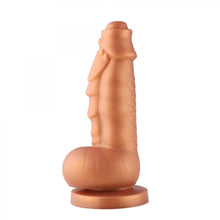 Hippo Fantasy XL Zuignap Dildo 20 cm - Unieke Vorm, Bulten & Rimpels voor Intense Stimulatie