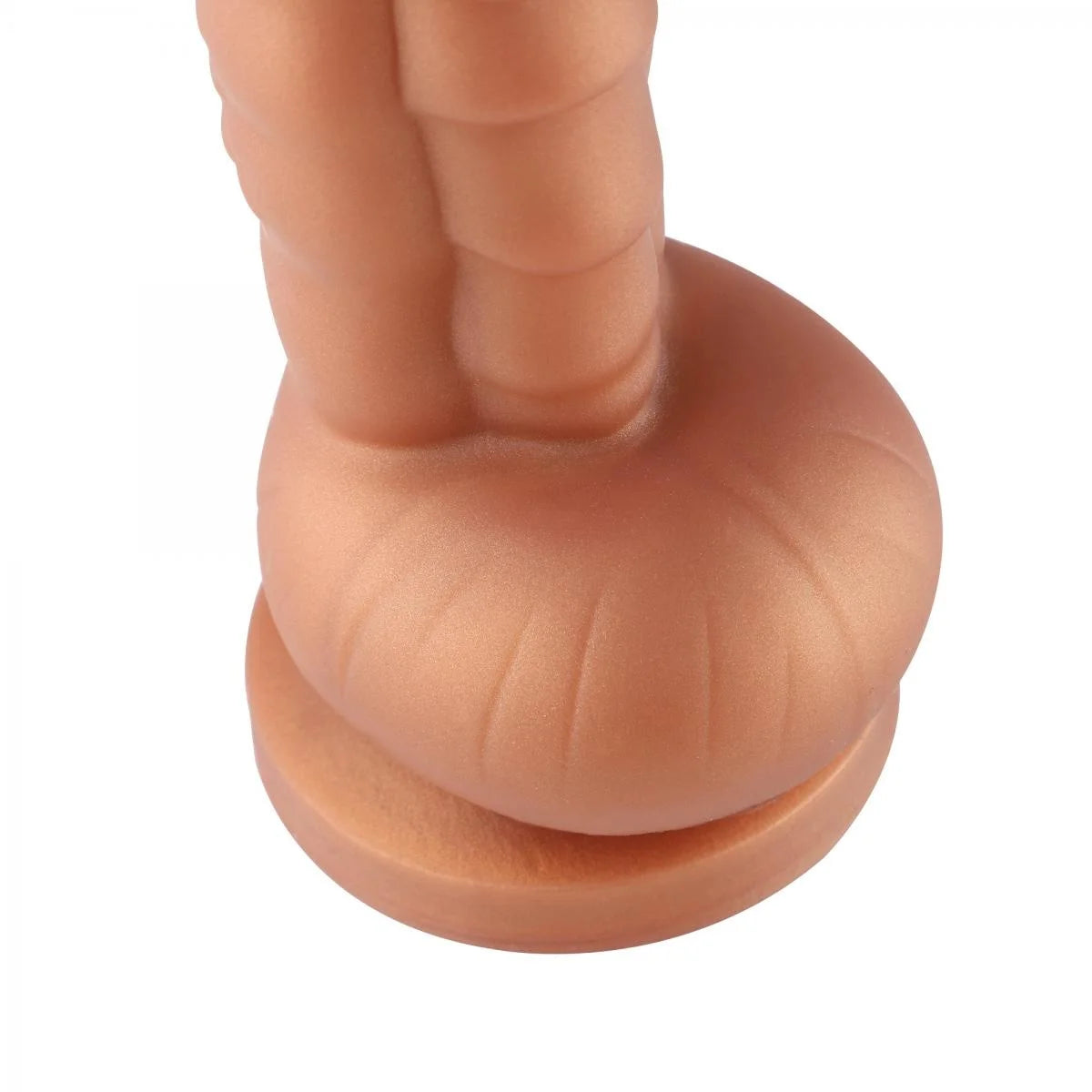 Hippo Fantasy XL Zuignap Dildo 20 cm - Unieke Vorm, Bulten & Rimpels voor Intense Stimulatie