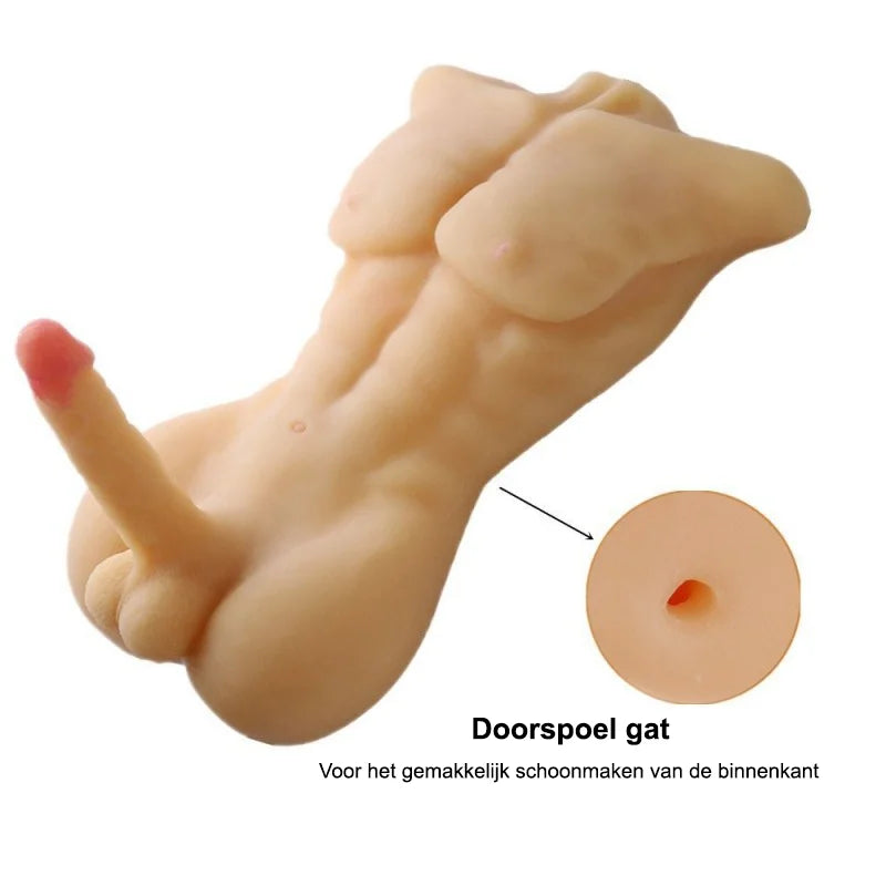 Mannelijke Sekspop George – Hoogwaardige Mannelijke Sekspop met Anatomisch Juiste Details en Realistische Huid