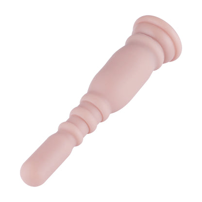 Anal Dildo 3XLR voor Auxfun Basis Seksmachine Beige 20 cm