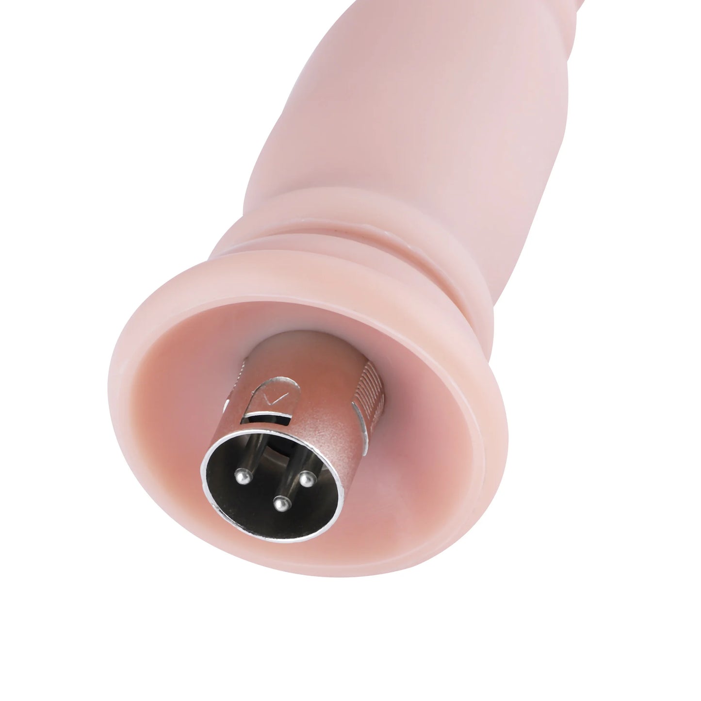 Anal Dildo 3XLR voor Auxfun Basis Seksmachine Beige 20 cm