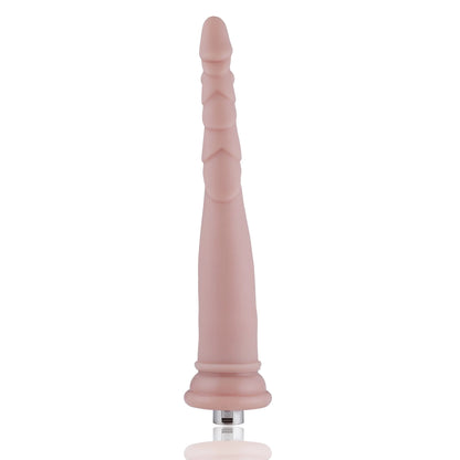 Anal Dildo 3XLR voor Auxfun Basis Seksmachine Beige 23,5 cm