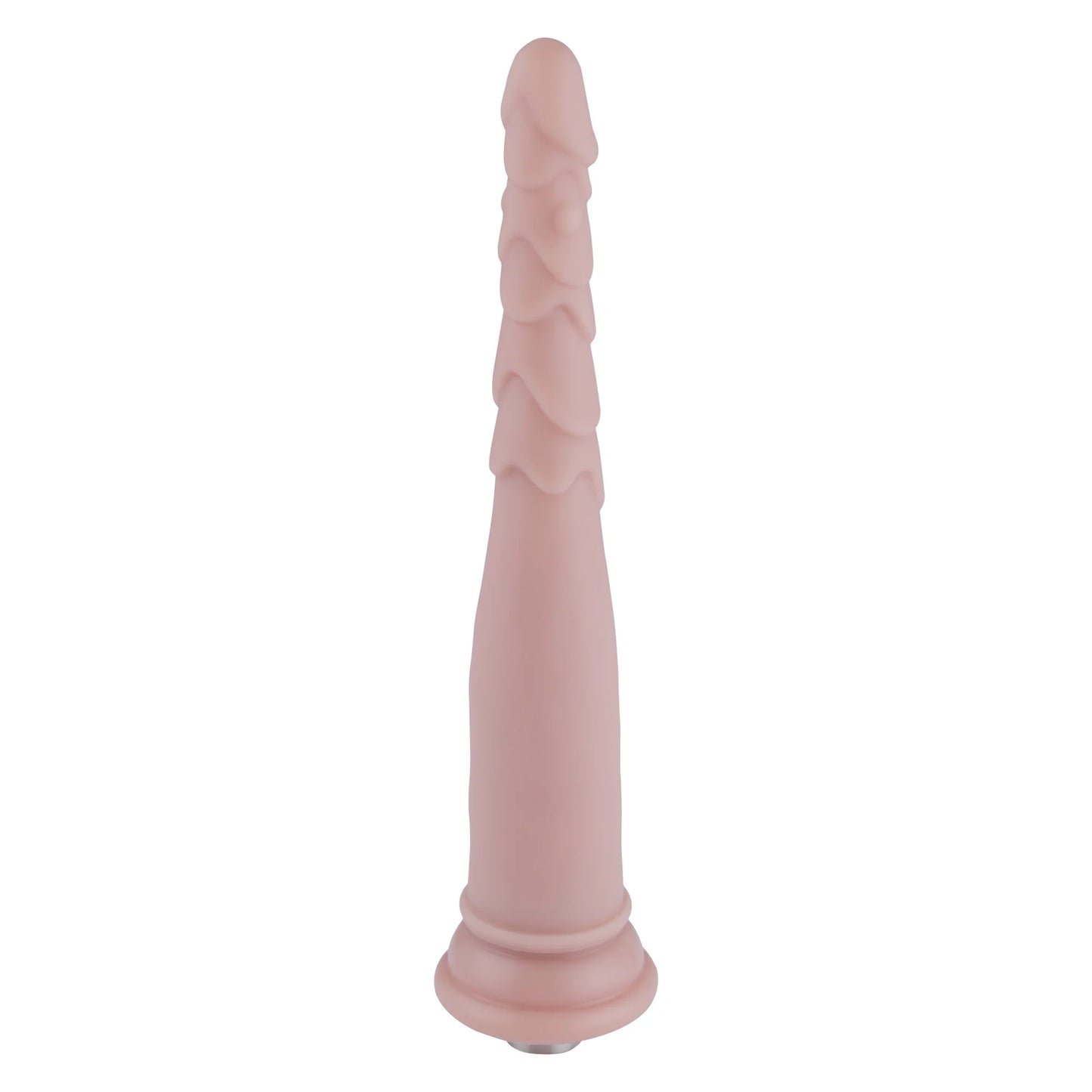 Anal Dildo 3XLR voor Auxfun Basis Seksmachine Beige 23,5 cm