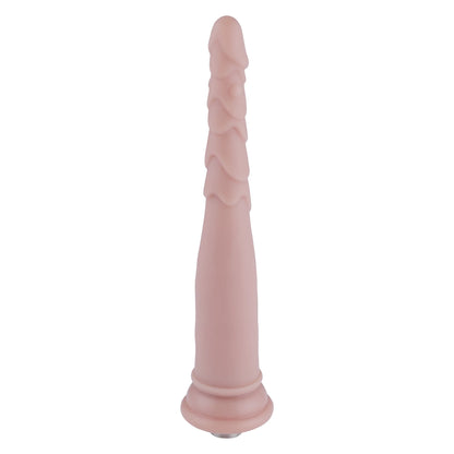 Anal Dildo 3XLR voor Auxfun Basis Seksmachine Beige 23,5 cm