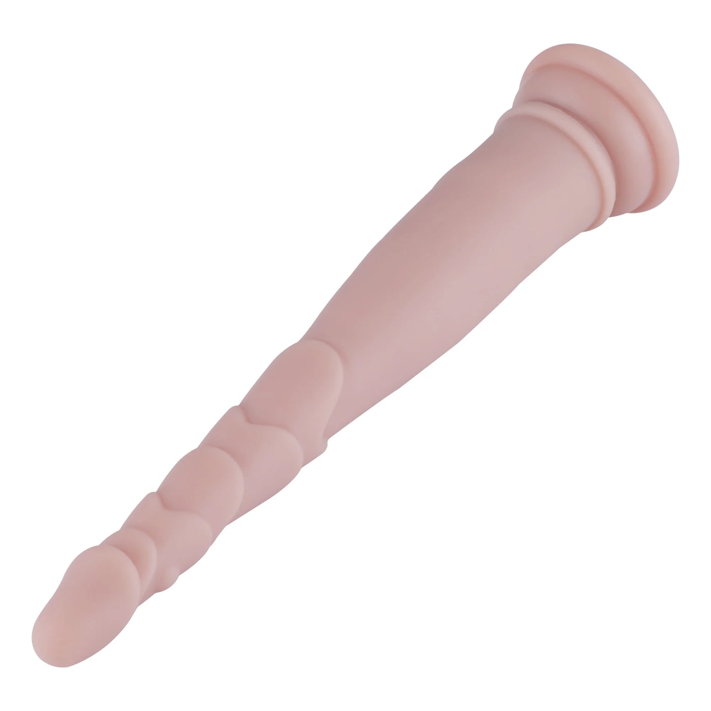 Anal Dildo 3XLR voor Auxfun Basis Seksmachine Beige 23,5 cm