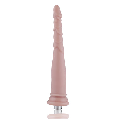 Anal Dildo 3XLR voor Auxfun Basis Seksmachine Beige 23,5 cm