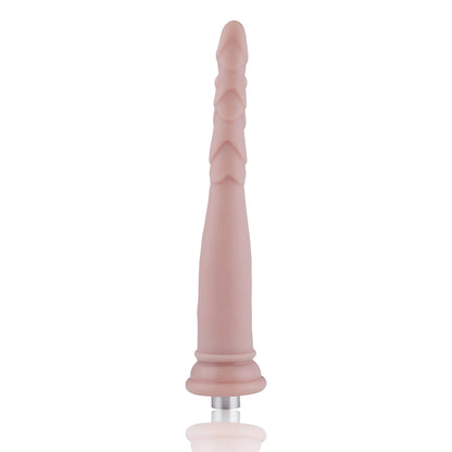 Anal Dildo 3XLR voor Auxfun Basis Seksmachine Beige 23,5 cm