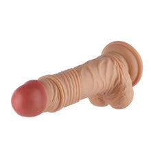 Dildo 3XLR voor de Auxfun Basic Sex Machine Beige