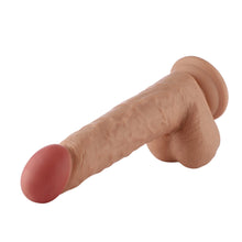 Dildo 3XLR voor Auxfun Basic Sex Machine Beige 25,5 cm