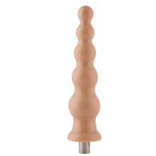 Geribbelde Dildo 3XLR voor Auxfun Basis Seksmachine Beige 21 cm