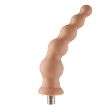 Geribbelde Dildo 3XLR voor Auxfun Basis Seksmachine Beige 21 cm