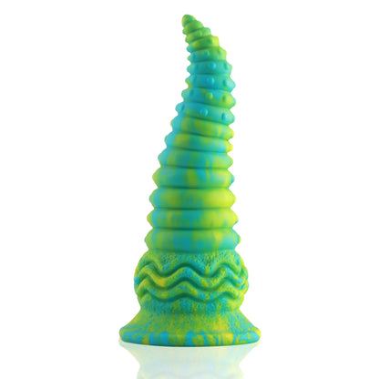 24 cm Glow in the Dark Siliconen Anale Zuignap Dildo - Realistisch Ontwerp voor Handsfree Plezier
