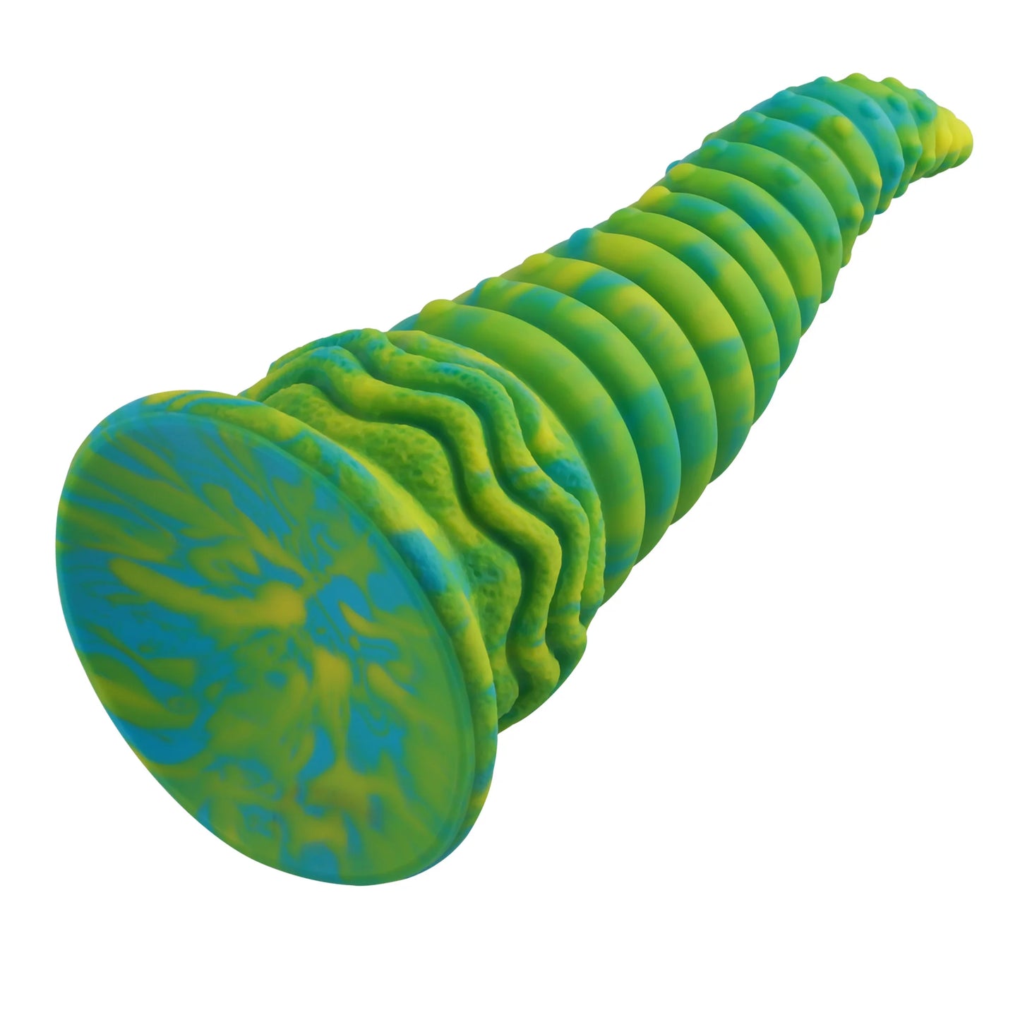 24 cm Glow in the Dark Siliconen Anale Zuignap Dildo - Realistisch Ontwerp voor Handsfree Plezier